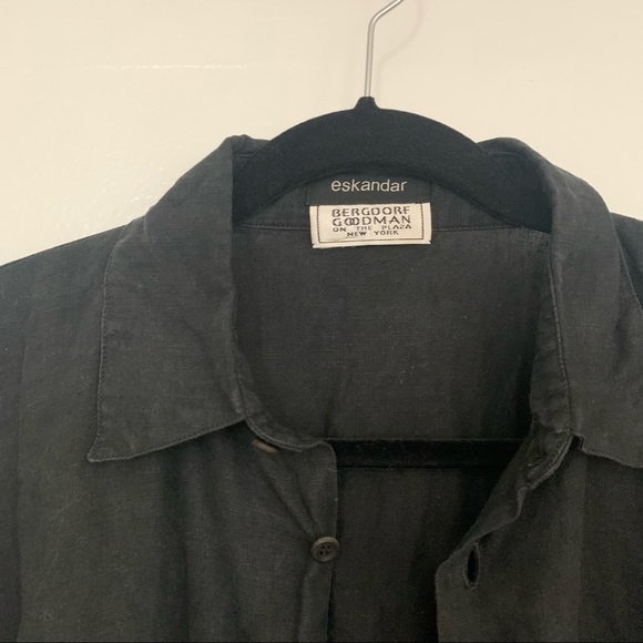 Oversized Eskandar Bergdoff Goodman Button Up - Picture 3 of 3